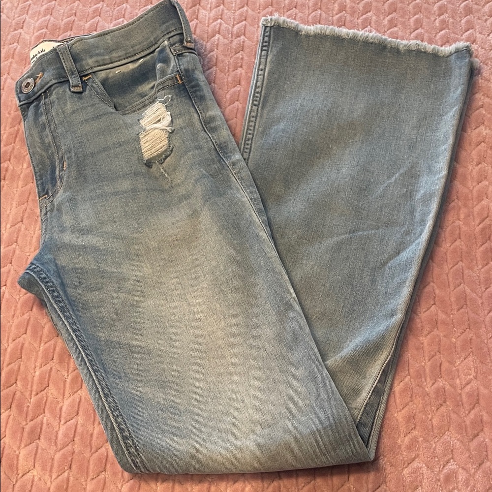 Abercrombie and Fitch girls flare jeans - size 13/14